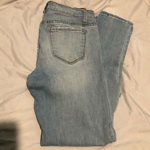 Women KanCan Light Washed Distressed Jeans